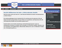 Tablet Screenshot of motorradcenterhandke.de